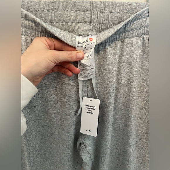 BALEAF Womens Sweatpants Cotton Joggers with Pockets Lounge Gray - Picture 2 of 9